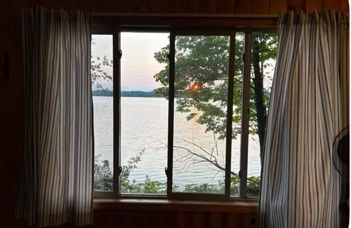 Rhinelander Cabin | Waterfront cabin only 10ft from the waters edge.