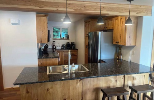 Hayden Cabin | Waterfront Cabin~Private Beach with Dock~Kayaks~Lakeside Deck~Great Fishing!