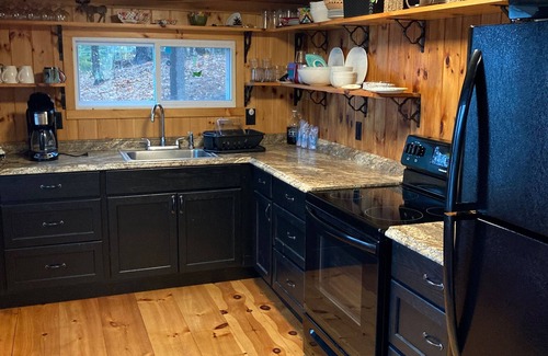South Sanford Cabin | Waterfront cabin with 200 ft of flat waterfont