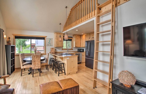 St. Maries Cabin | Waterfront Cabin w/2 Boat Docks & Mtn Views!