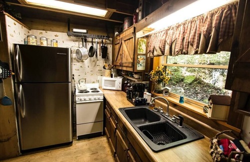 Robbinsville Cabin | Waterfront Cabin with private hiking trails, fire pit, wifi, park-like views