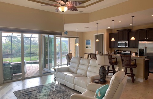 South Gulf Cove House | Waterfront Canal/Palms Oasis in South Gulf Cove