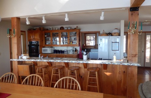 Sebago House | Waterfront comfort & quiet, 200' private beach, overlooks miles of lake