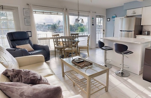 Pompano Beach Condo | Waterfront condo near beach w/Intracoastal Waterway view, shared pool