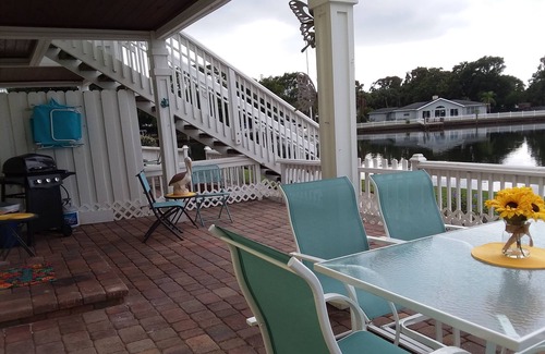 Coquina Key Condo | Waterfront Condo, enjoy your morning coffee while watching the dolphins!
