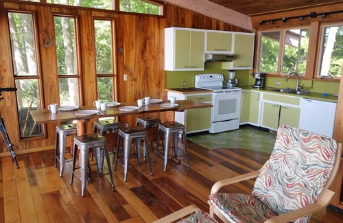 Northport Cottage | Waterfront cottage on 10 acre bluff overlooking Lake Michigan. Very Private,Pets