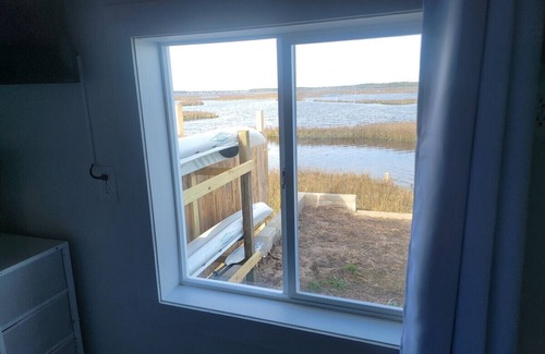 Cedar Point House | Waterfront cottage with a jon boat, Kayaks, and three miles to the beach