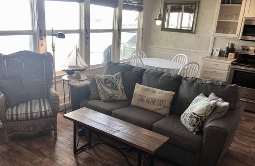 Pointblank Cabin | Waterfront Cottage With Your Own Personal Sandy Beach And Expansive Lake View