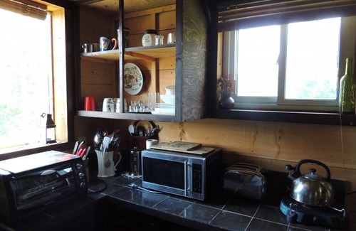 Grey Highlands Cabin | Waterfront cozy cabin on private trout lake