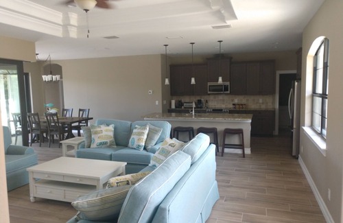 Port Charlotte House | Waterfront Custom Home with Gulf access & Heated Pool