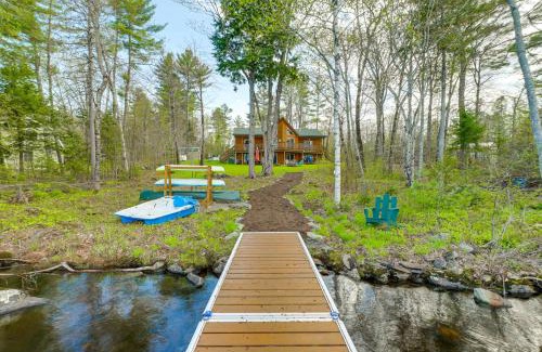 Holden House | Waterfront Davis Pond Cabin with Dock and Kayaks!