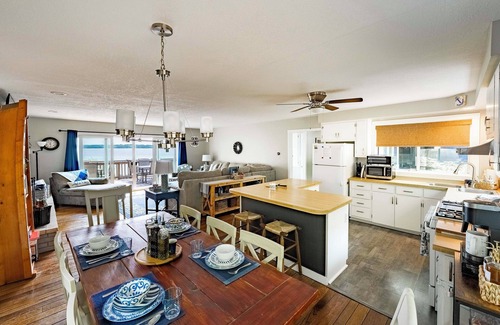 Rapid City House | Waterfront Deck + Dock: Torch Lake Home!