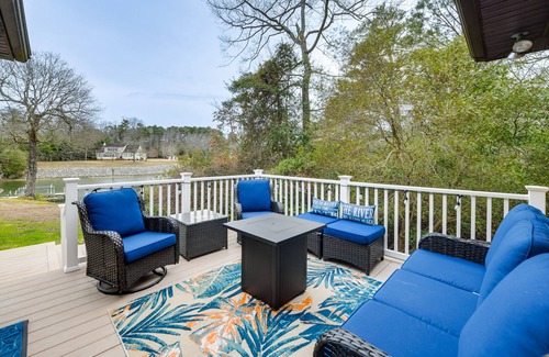 Deltaville House | Waterfront Deltaville Retreat w/Private Boat Dock