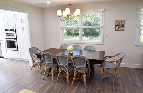 Weirwood House | Waterfront family home with great views, full kitchen, & strong Wi-Fi.