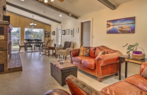 Gulf Shores House | Waterfront Foley Home w/ Dock - 6 Mi to Beach!