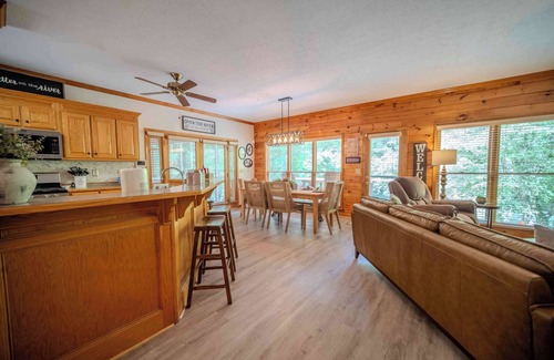 East Ellijay House | Waterfront Getaway:Hot Tub, Fire Pit, Near Ellijay