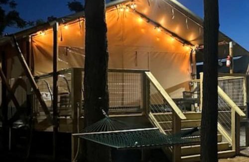 Sutherland Springs Other | Waterfront Glamping: Safari Tent Retreat for Water Lovers in Cibolo, TX