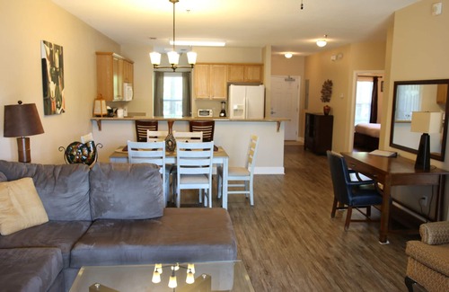 Foley Condo | Waterfront - great fishing, peaceful & quiet, yet close to Tanger Outlets & OWA