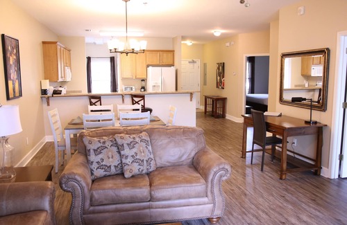 Foley Condo | Waterfront - great fishing, peaceful & quiet, yet close to Tanger Outlets & OWA