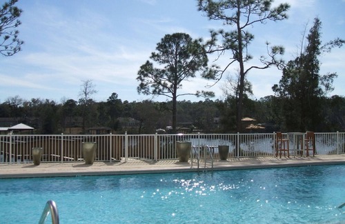 Foley Condo | Waterfront - great fishing, peaceful & quiet, yet close to Tanger Outlets & OWA