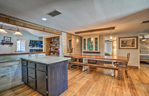 Seguin House | Waterfront Guadalupe River Lodge Home with Dock!