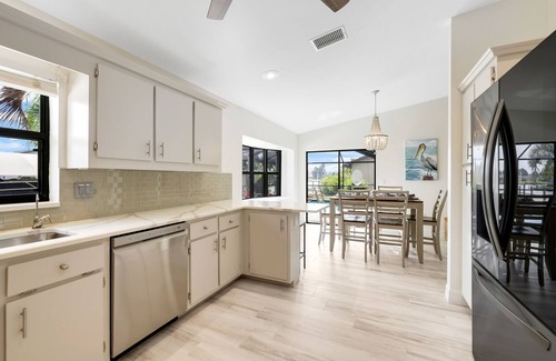 Lochmoor Waterway Estates House | Waterfront Heated Pool Home Retreat, Direct Gulf Access, Special Deals