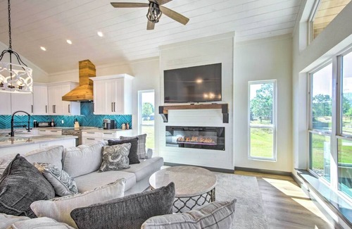 Cedar Creek Reservoir House | Waterfront Hilltop Escape, Modern New Construction Ready for Family Fun