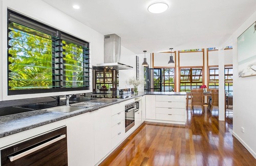 Noosa North Shore House | Waterfront Home with Undisturbed Views - 61 Noosa River Drive, Noosa North Shore