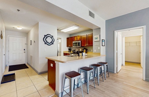 Waterside Village Condo | Waterfront Home Close to Beach w/Shared Pool, Hot Tub, Free WiFi, & Central AC