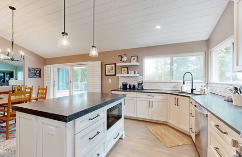 Lusby House | Waterfront home, dock, pool, pickleball, dog-friendly, fireplaces, a/c, jacuzzi