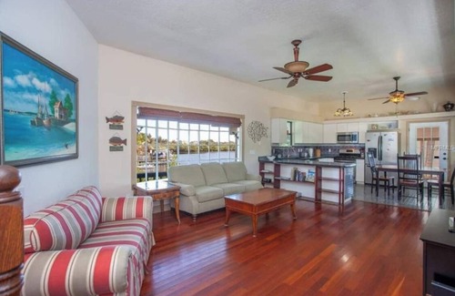 Tampa House | Waterfront Home in Beautiful Nature Preserve; Kayaks, Hot Tub,Fire Pit, Pets ok!