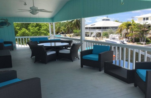 Atlantis Estates House | Waterfront Home in The Fabulous Florida Keys with Peak-A-Boo Views of the Bay!