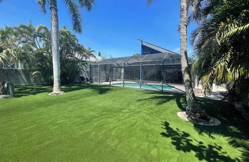 Stuart House | Waterfront Home on the Harbor with a Pool, Boat Dock & Pet Friendly!