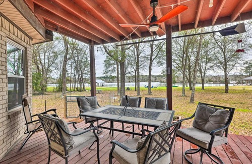 Willis House | Waterfront Home with Boat Dock on Lake Conroe!