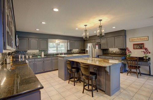 Grove House | Waterfront Home with private boat ramp and boat dock.