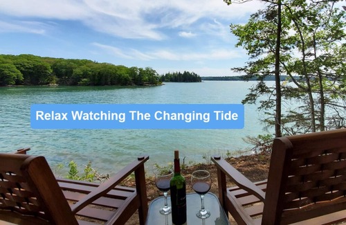 Deer Isle House | Waterfront Home with Expansive 50-Foot Deck and Stunning Ocean Views