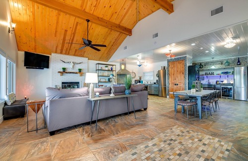 Kingsland House | WATERFRONT HOME WITH*2 POOLS,WATERSLIDE, &HUGE BOAT DOCK & LAY OUT AREA! FUN!