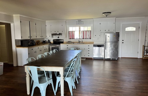 Keen-Wik On the Bay House | Waterfront Home with Private Walk out Dock on the Bay in Fenwick