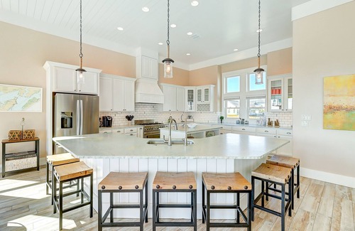 Rockport House | Waterfront infinity pool paradise with stunning sunset views at The Reserve