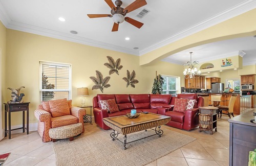Sunset Pass House | 🏖️🏝️Waterfront-Inlet Beach-Pool & Hot Tub-Red Retreat