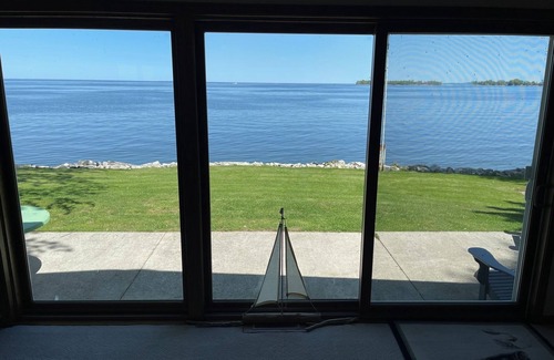 Little Sturgeon House | Waterfront Island View Retreat on Rileys Point in Southern Door County, WI