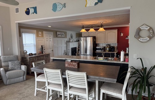 Ortley Beach House | Waterfront Lagoon Retreat – 2BR Home with Private Dock, Bring Your Boat & Skis!