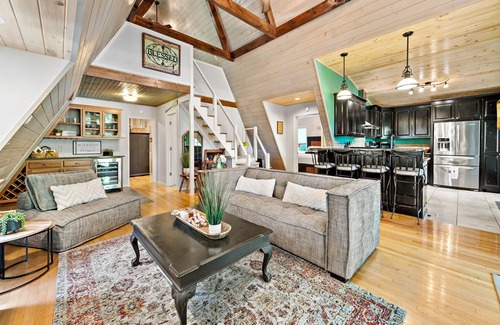 Morganton Cabin | Waterfront Lake James Updated Bungalow with lovely outdoor decks & private dock