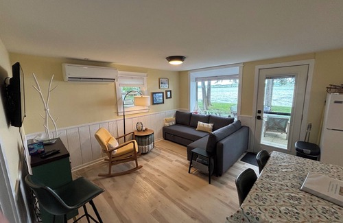 Traverse City Cottage | Waterfront Lake Leelanau Cottage with Shared Private Beach