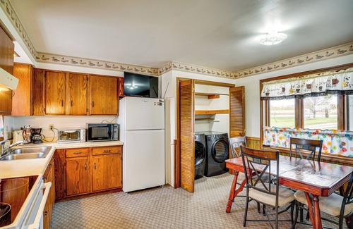 Manitowoc House | Waterfront Lake Michigan Home on 15 Acres!