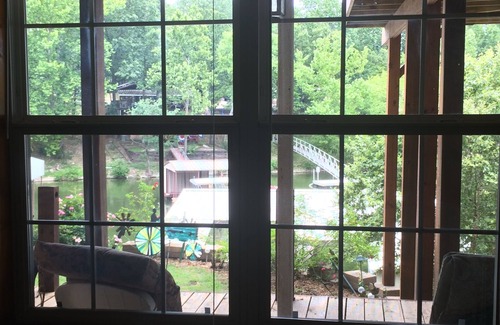 Eucha Cabin | Waterfront, large covered boat slip provided, carport for 1 plus xtra parking