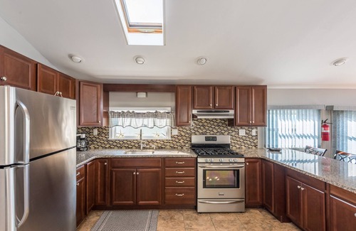 Ocean Beach I House | Waterfront Lavallette Home with Private Dock, C-A/C, Beach Badges, & Parking!