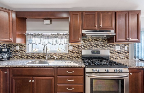 Ocean Beach I House | Waterfront Lavallette Home with Private Dock, C-A/C, Beach Badges, & Parking!