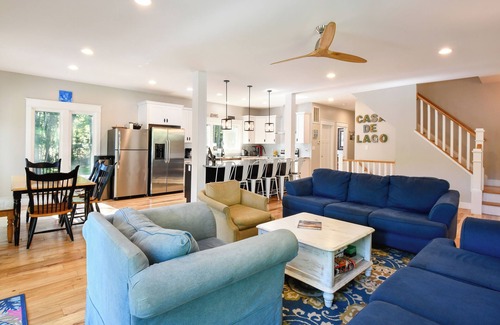 Aspen Hill House | Waterfront living on the private side of Lake Anna 3+ acre estate! New Home!