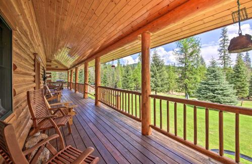 Troy Villa | Waterfront Log Home with 95 Acres on Yaak River